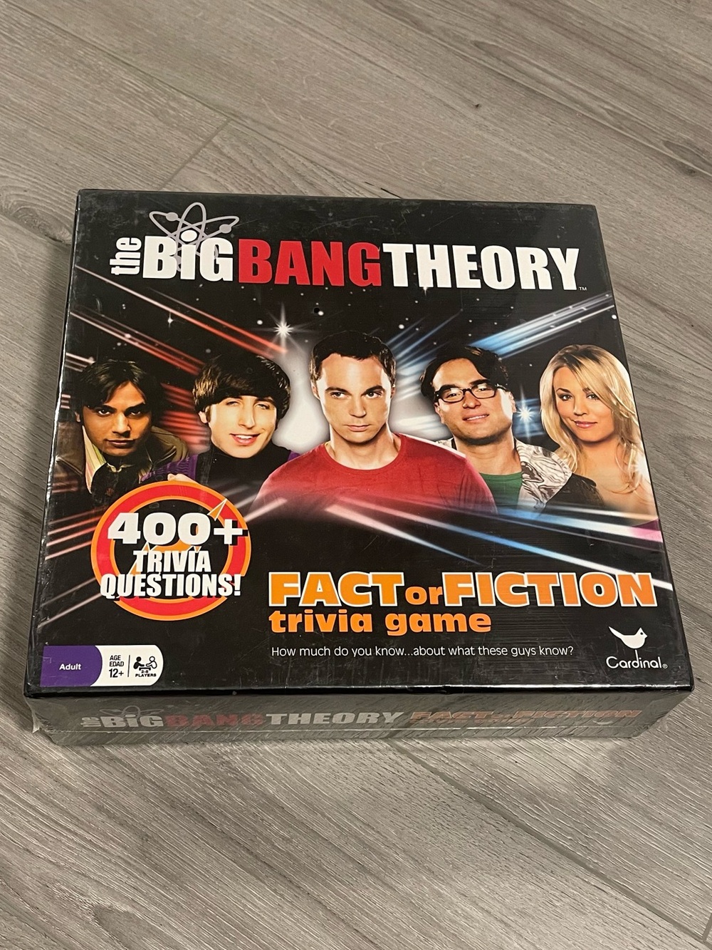 The Big Bang Theory Trivia Game by Cardinal Games FACTORY SEALED NEW